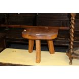Rustic 'Wanderwood' stool