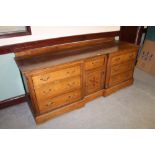 19th century oak dresser base