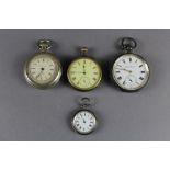 3 pocket watches & fob watch