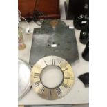 Moon phase clock dial & E Burton, Kendal chapter ring