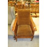 Arts & Crafts reclining armchair