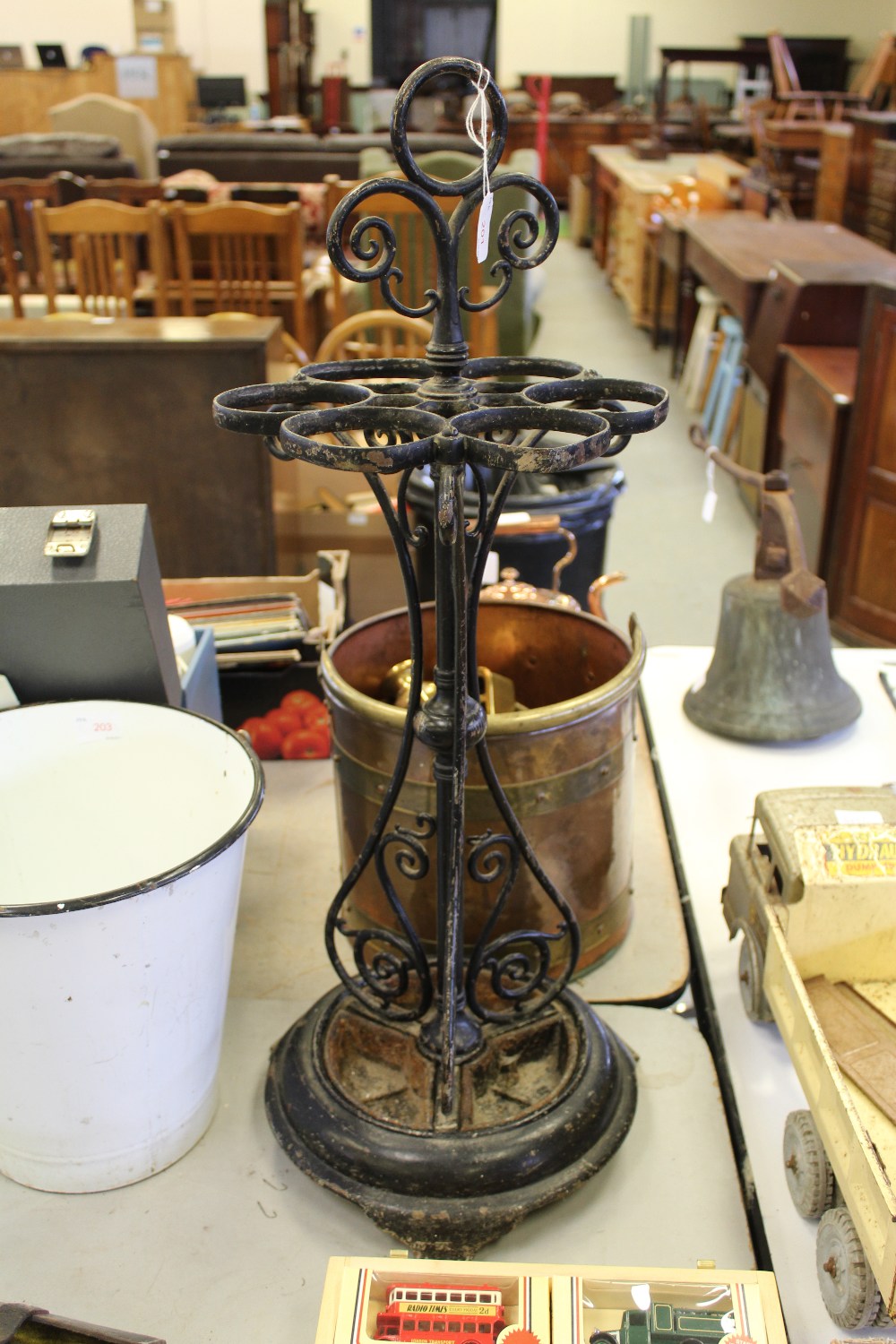 19th century 6 division stick/umbrella stand