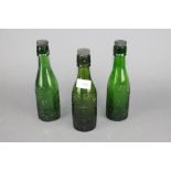 3 vintage local interest beer bottles