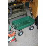 Plastic garden barrow