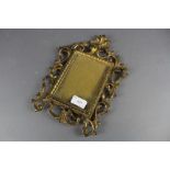 Cast brass photograph frame