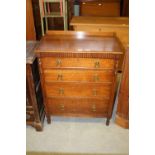 Waring & Gillow oak 4 drawer chest