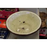 Stoneware mixing bowl