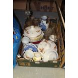 Box of china & glass wares