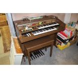 Electone electronic organ & stool