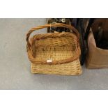 Large woven wicker basket