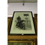 Large poster of Steve McQueen 'The Great Escape'