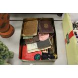 The soldiers English-French conversation book & various ephemera & sundries