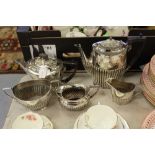 Silver plate tea/coffee wares