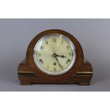 Oak Art Deco style Garrard mantel clock