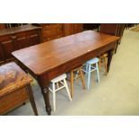 Pitch pine kitchen table