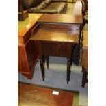 Mahogany William VI lift-top night stand