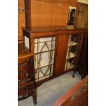 Early 20th century mahogany display cabinet