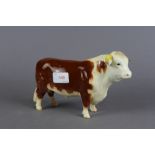 Beswick pottery Hereford bull 949