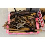 Box of tools, orgas, sprayers, planes