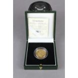 2003 gold proof two pounds DNA double helix