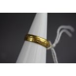 22ct gold wedding band 3grams