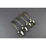 4 Victorian silver spoons 90g