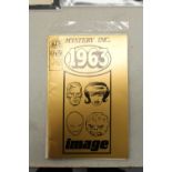 Mystery Inc 1963 comics, gold Signed Limited Edition, 347/500, signed by Dave Gibbons