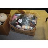 Box and bag of pure wool/wool mix