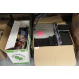 Box of classical CDs and box of DVDs etc