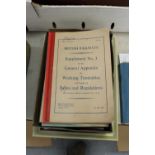 Box of railway ephemera, books etc