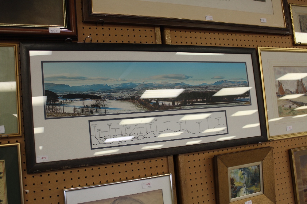 Francil N Owen photographic print- view of golf course from Penrith
