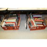 2 boxes of antique & art related books