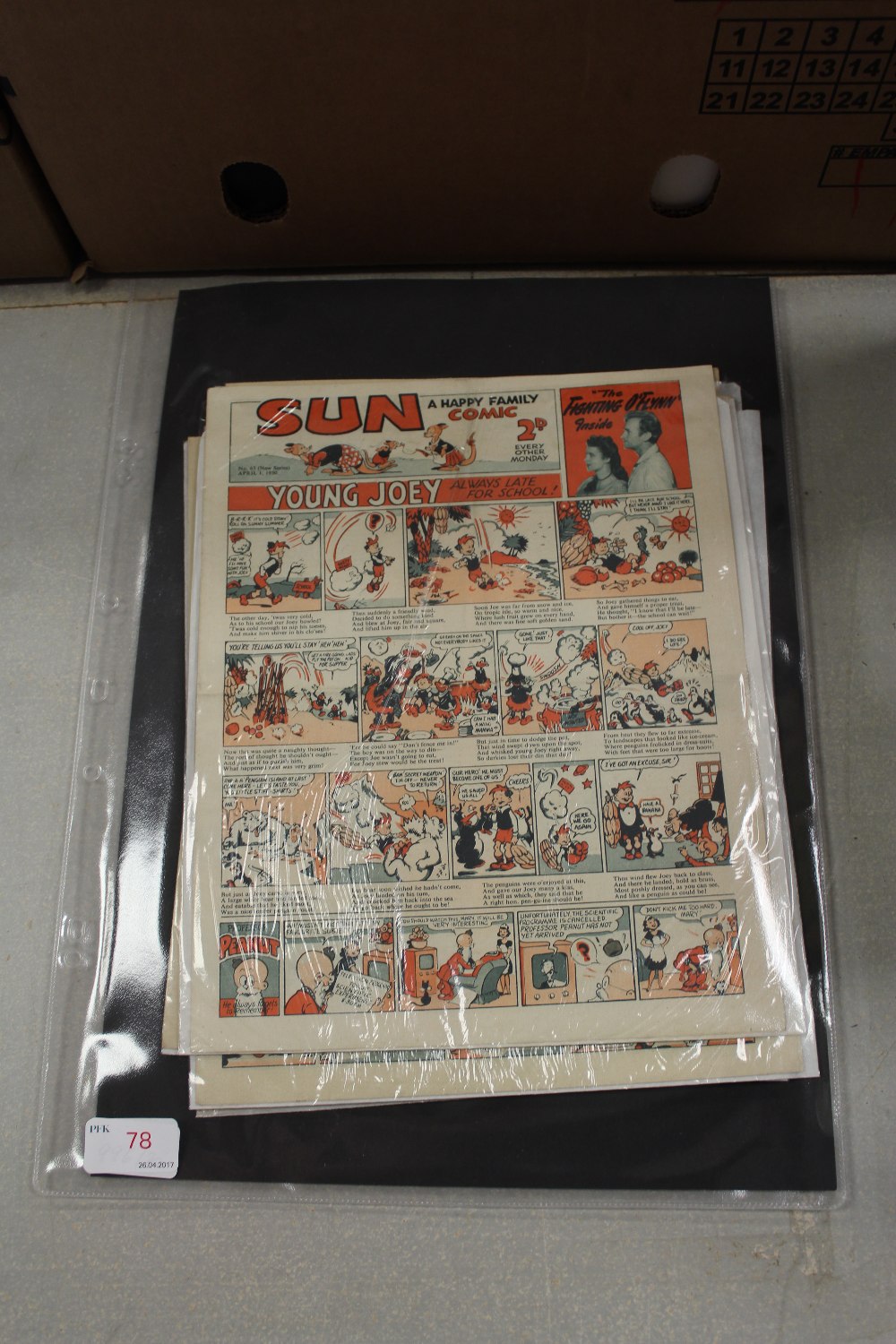 Sun comics #'s 63, 85, Comet comics 101, 103, 104, all 1950, all very good condition