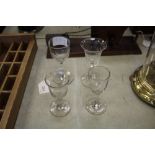 4 Liqueur Glasses