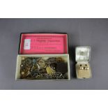 Box of silver & gold jewellery & money