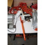 Stihl electric chainsaw, oil, etc.