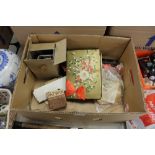 Box of sewing items