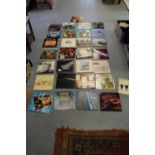 Box of LP'S, Pink Floyd, ELP, Rush etc