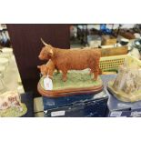 Border Fine Arts Highland Cow & Calf A2312