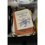 Box of sheet music