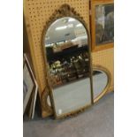 2 gilt framed mirrors