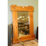 Large Ducal pine mirror