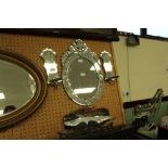 Etched Venetian Style Mirror, Sconces etc