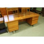 1970's teak and chrome desk