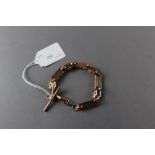 9ct rose gold bracelet 27g