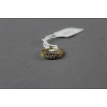 18ct gold diamond ring (stone missing) 4g