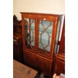 Glass fronted cabinet