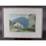 William Heaton Cooper (1903-1995) - Signed colour print - 'A Lakeland Farm', 26cm x 38cm, signed and