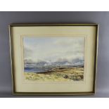 James Ingham Riley (1928-2015) - Watercolour - Loch Shin, 31cm x 42cm, signed, in gilt frame Good