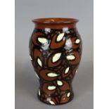 Attributed to Max Laeuger (1864-1952) - Baluster shaped pottery vase, decorated with trellis work on